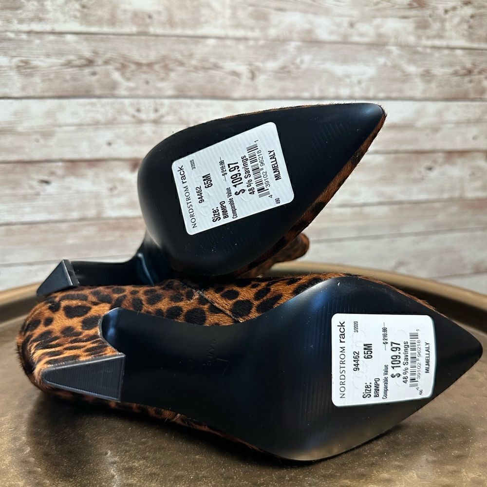 Mark Fischer LTD - Mellaly Ankle Booties Women’s 6.5M Brown Leopard Print NWOB - Picture 15 of 16